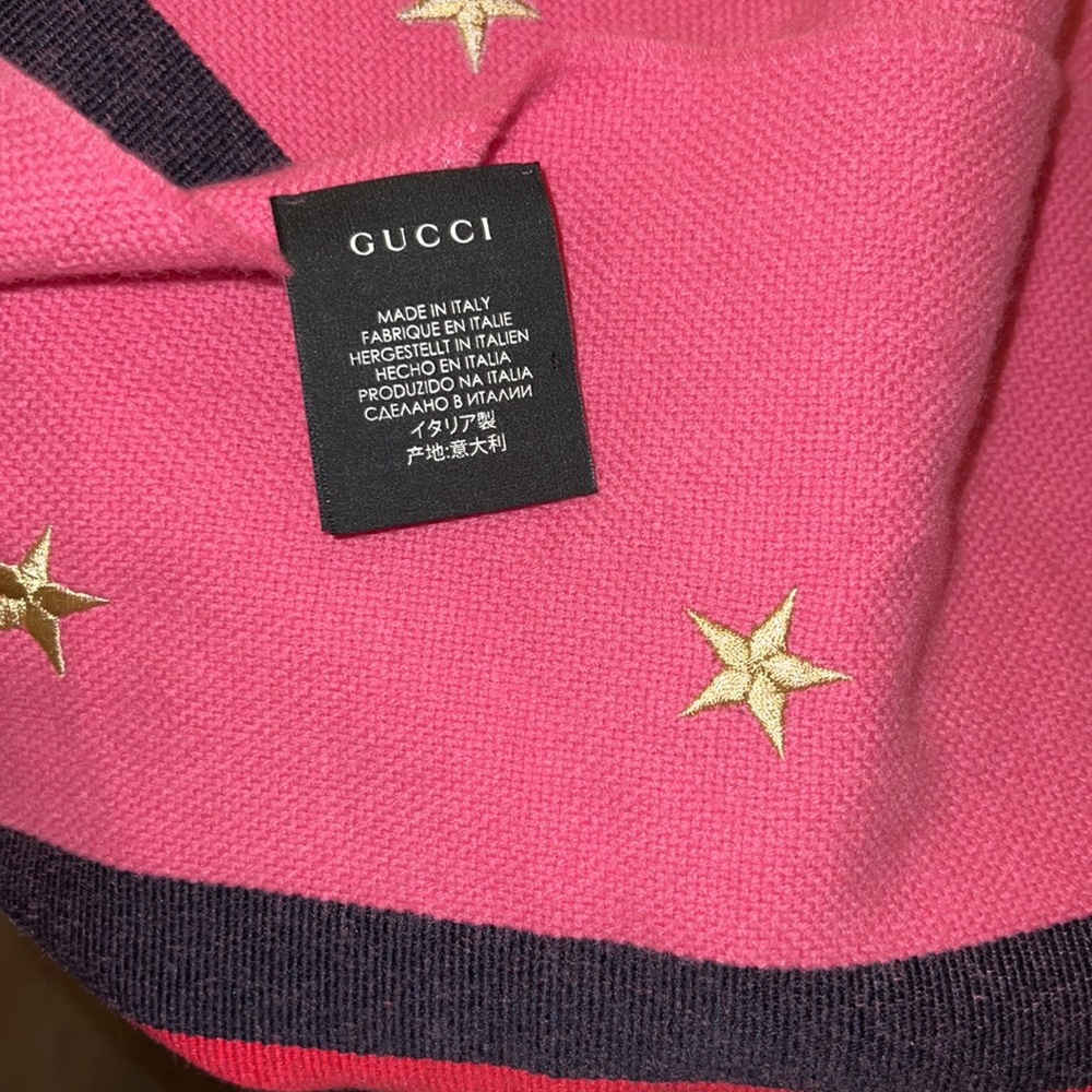Gucci Authentic Wool/Cashmere Scarf - Picture 4 of 6